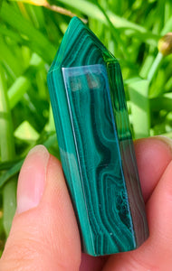 Malachite Tower - Dragon Mama Crystals 