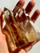 Load image into Gallery viewer, Smokey Quartz Golden Healer Towers | Intuitively Chosen - Dragon Mama Crystals 