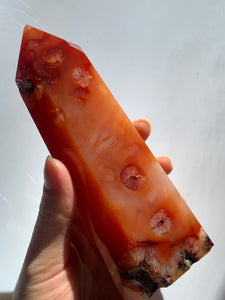 Carnelian Tower - Dragon Mama Crystals 