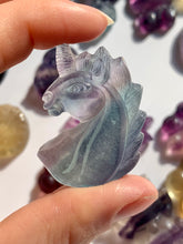 Load image into Gallery viewer, Fluorite Unicorn - Dragon Mama Crystals 