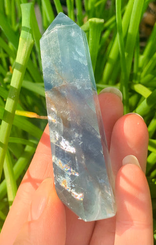 Blue and Green Rainbows Fluorite - Choose your own - Dragon Mama Crystals 