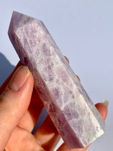 Kunzite Tower - Dragon Mama Crystals 