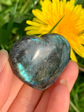 Load image into Gallery viewer, Labradorite Heart 02 - Dragon Mama Crystals 