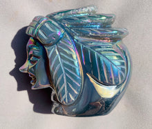 Load image into Gallery viewer, Aura Agate Native American Carving - Dragon Mama Crystals 