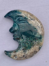 Load image into Gallery viewer, Moss Agate Rutile Moon - Dragon Mama Crystals 