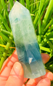 Blue and Green Rainbows Fluorite - Choose your own - Dragon Mama Crystals 