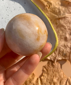 Morganite Peach Rare Sphere - Dragon Mama Crystals 