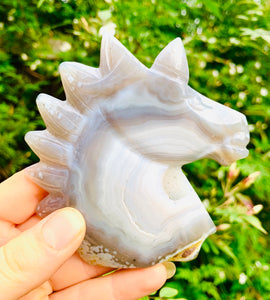 Druzy Agate Crystal Unicorn - Dragon Mama Crystals 