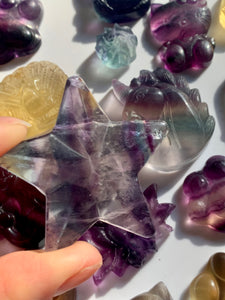 Fluorite Star - Dragon Mama Crystals 