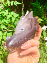 Load image into Gallery viewer, Agate Druzy | ‘Orion Time Traveller Alchemy’ Dragon - Dragon Mama Crystals 