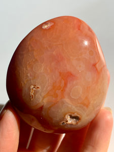 Carnelian PalmStone - Dragon Mama Crystals 