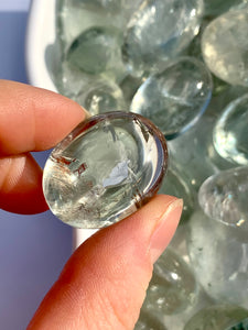 Prasiolite Tumble Stones A Grade Natural - Dragon Mama Crystals 