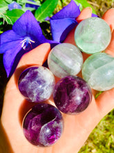 Load image into Gallery viewer, Fluorite Rainbow Crystal Mini Spheres - Dragon Mama Crystals 