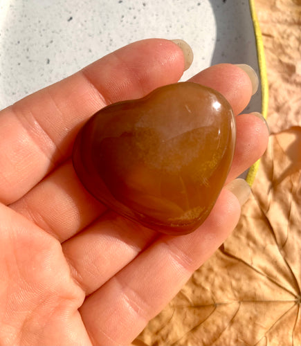 Carnelian Heart - Dragon Mama Crystals 