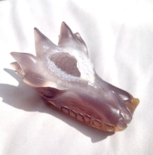 Load image into Gallery viewer, Agate Druzy | ‘Orion Time Traveller Alchemy’ Dragon - Dragon Mama Crystals 
