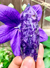 Load image into Gallery viewer, Charoite Crystal Towers Russia - Dragon Mama Crystals 