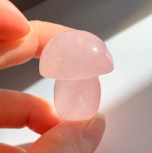 Load image into Gallery viewer, Star Rose Quartz Mushroom - Dragon Mama Crystals 