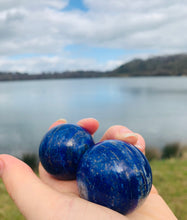 Load image into Gallery viewer, Lapis Lazuli Sphere - Dragon Mama Crystals 