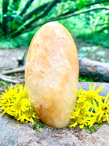 Golden Healer Crystal FreeForm - Dragon Mama Crystals 