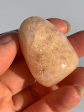 Load image into Gallery viewer, Peach Morganite With Rainbows  Tumble Stone Rare - Dragon Mama Crystals 