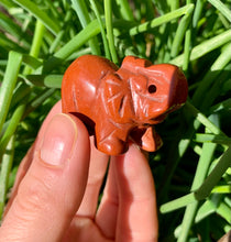 Load image into Gallery viewer, Red Jasper Elephant Pendent - Dragon Mama Crystals 