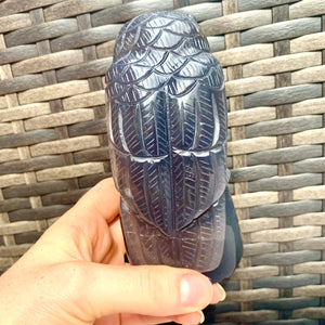 Druzy Agate Crystal Wise Owl - Dragon Mama Crystals 