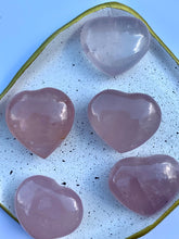 Load image into Gallery viewer, Rose Quartz Gemmy Hearts - Dragon Mama Crystals 