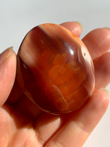 Carnelian PalmStone - Dragon Mama Crystals 