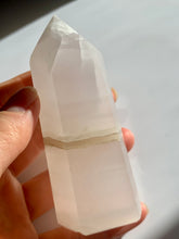 Load image into Gallery viewer, Pink Calcite Tower - Dragon Mama Crystals 