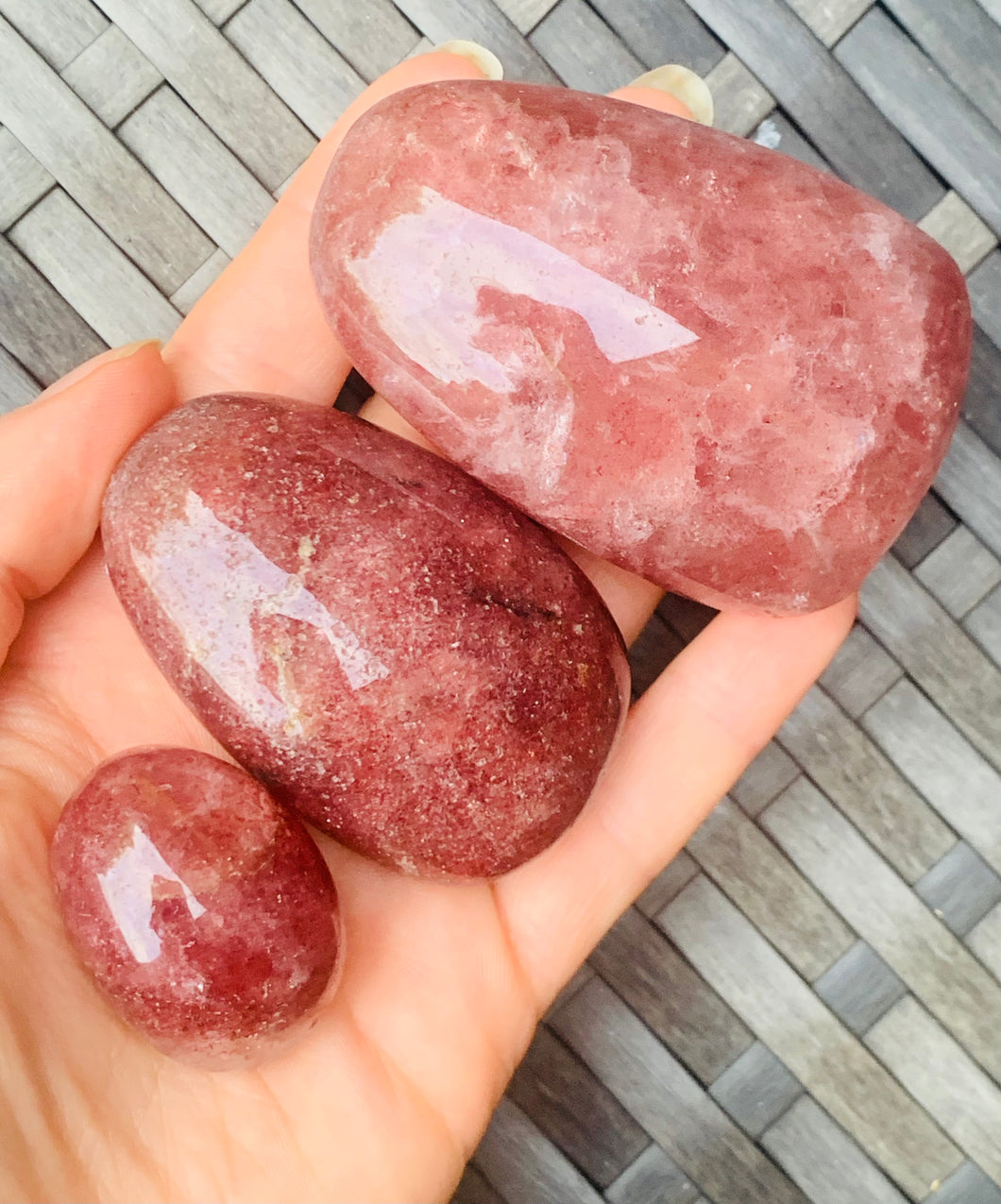 Strawberry Red Aventurine - Dragon Mama Crystals 