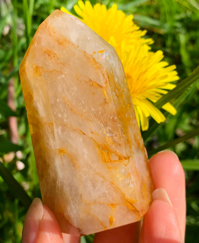 Golden Healer Quartz Brazilian High Grade -  Choose your own. - Dragon Mama Crystals 