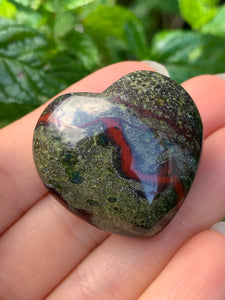 Dragons Bloodstone Hearts - Dragon Mama Crystals 