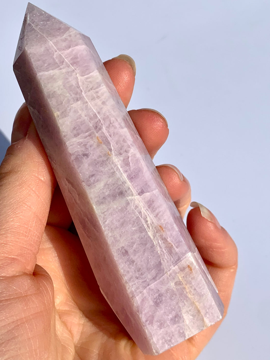 Kunzite Tower - Dragon Mama Crystals 