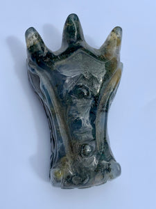Moss Agate | Solar Earth Baby Dragon - Dragon Mama Crystals 