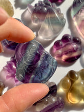 Load image into Gallery viewer, Fluorite Buddha - Dragon Mama Crystals 