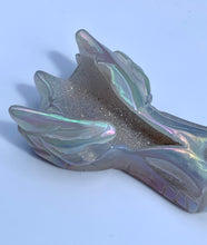 Load image into Gallery viewer, Leader Rainbow Lyran Sky Agate Baby Dragon - Dragon Mama Crystals 