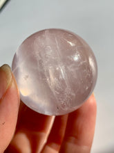 Load image into Gallery viewer, Gem Ice Rose Quartz Spheres - Dragon Mama Crystals 