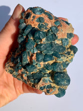 Load image into Gallery viewer, Apatite Raw On Matrix - Dragon Mama Crystals 
