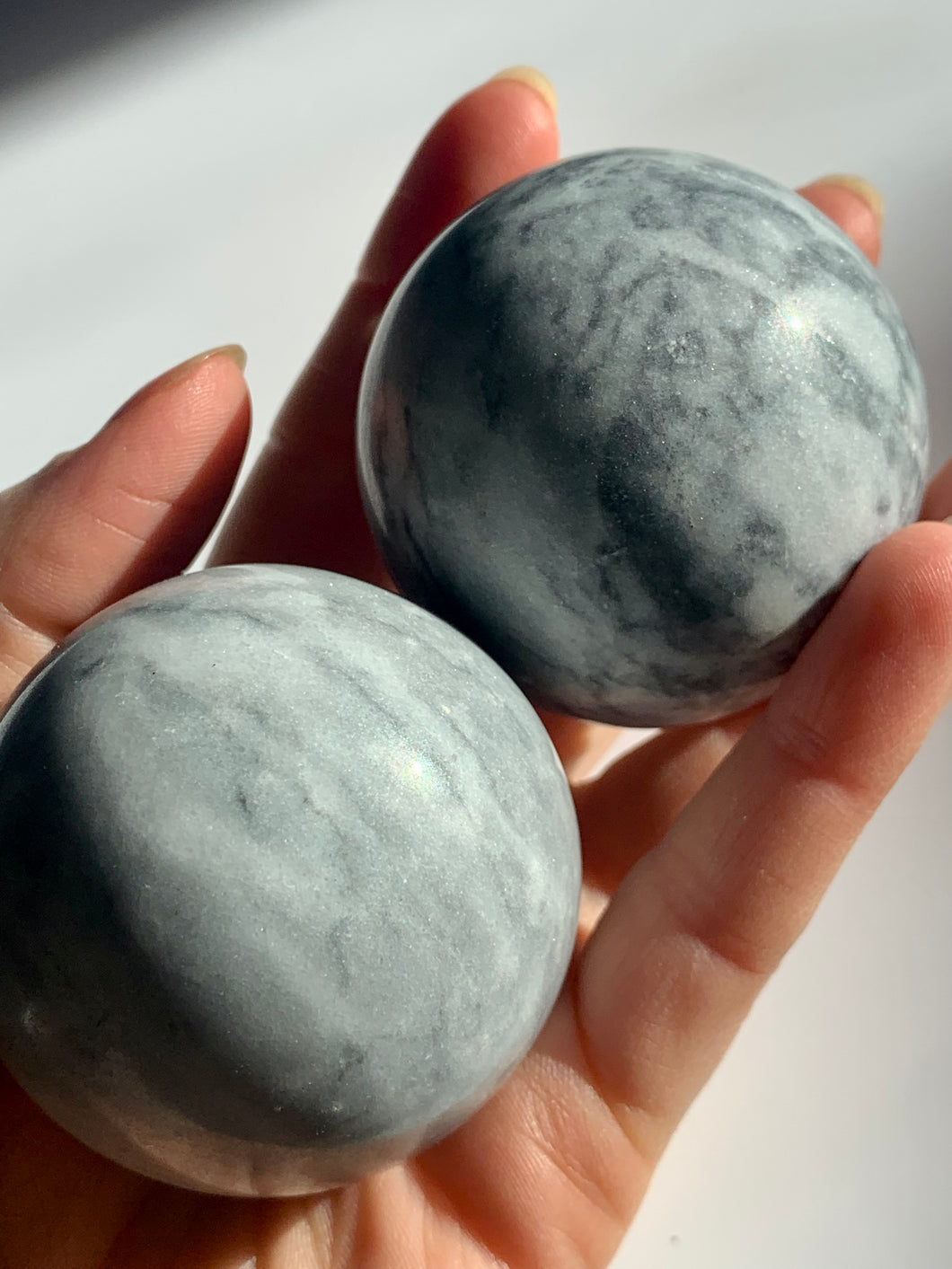 Picasso Jasper Spheres - Dragon Mama Crystals 