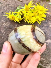 Load image into Gallery viewer, Septarian Crystal Palm Stones - Dragon Mama Crystals 