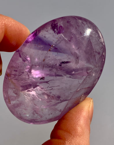 A grade Amethyst Palm + Rainbow - Dragon Mama Crystals 