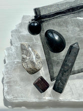 Load image into Gallery viewer, Healing Trauma Black Crystal Gift Set - Dragon Mama Crystals 