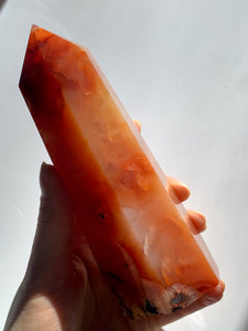 Carnelian Tower - Dragon Mama Crystals 