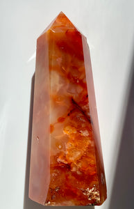 Carnelian Tower - Dragon Mama Crystals 