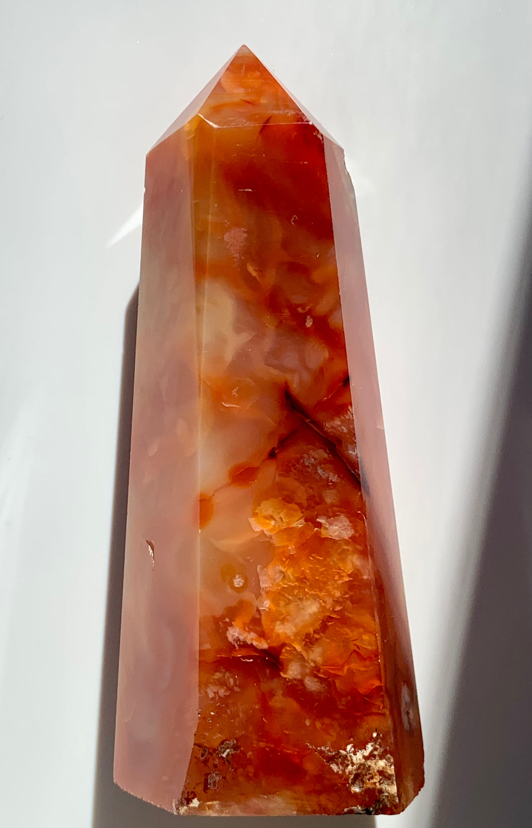 Carnelian Tower - Dragon Mama Crystals 