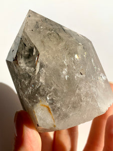 Lodolite with rainbows - Dragon Mama Crystals 