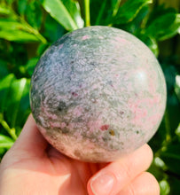 Load image into Gallery viewer, Rhodonite Sphere Rare Pink/Grey - Dragon Mama Crystals 