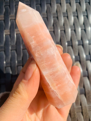 Peach Aventurine Towers - Dragon Mama Crystals 