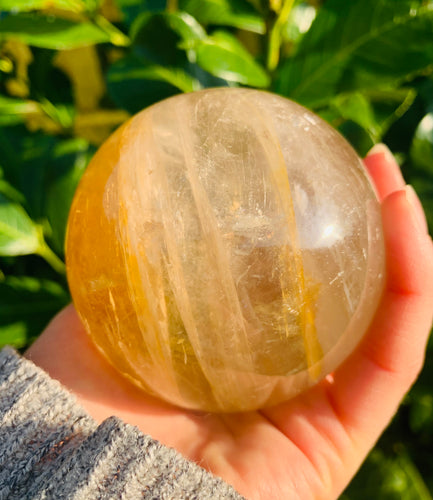 Golden Healer Quartz Large - Dragon Mama Crystals 