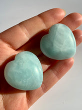 Load image into Gallery viewer, Aquamarine mini hearts | Intuitively chosen - Dragon Mama Crystals 